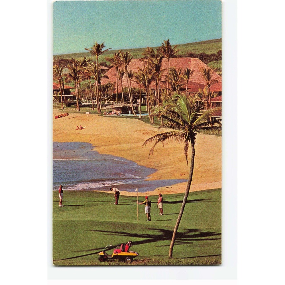 Vintage Royal Lahaina Resort Maui Hawaii Golf Course Postcard SC10903 - Picture 1 of 2